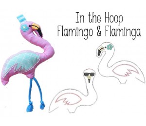 ITH - Ingo Flamingo & Inga Flaminga zum Füllen